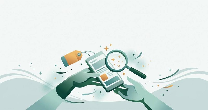 Illustration: checklist for testing a used phone before paying