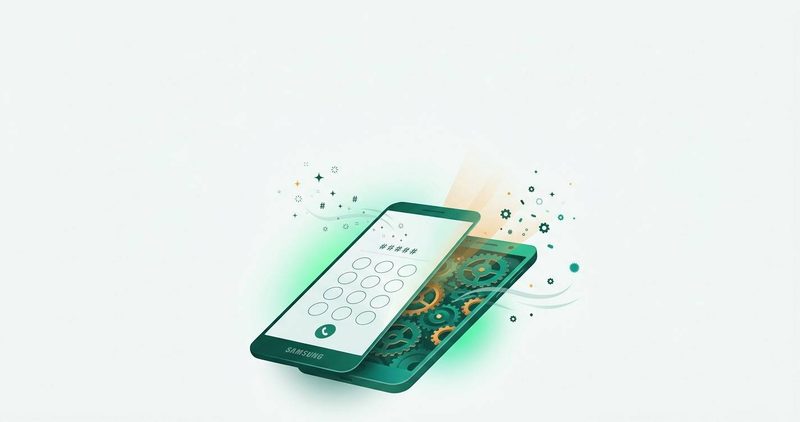 Illustration: Samsung dialler with secret test codes